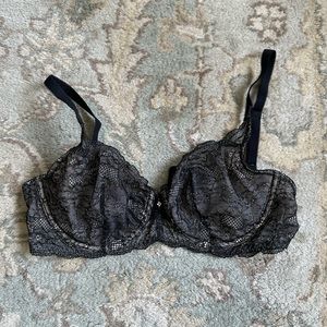Victoria’s Secret Black and Gold Lace Bra